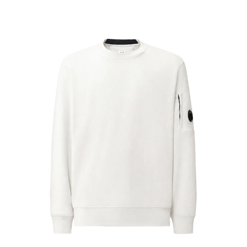 C.P. Company Diagonal Raised Fleece Crew Neck Lens Sweatshirt