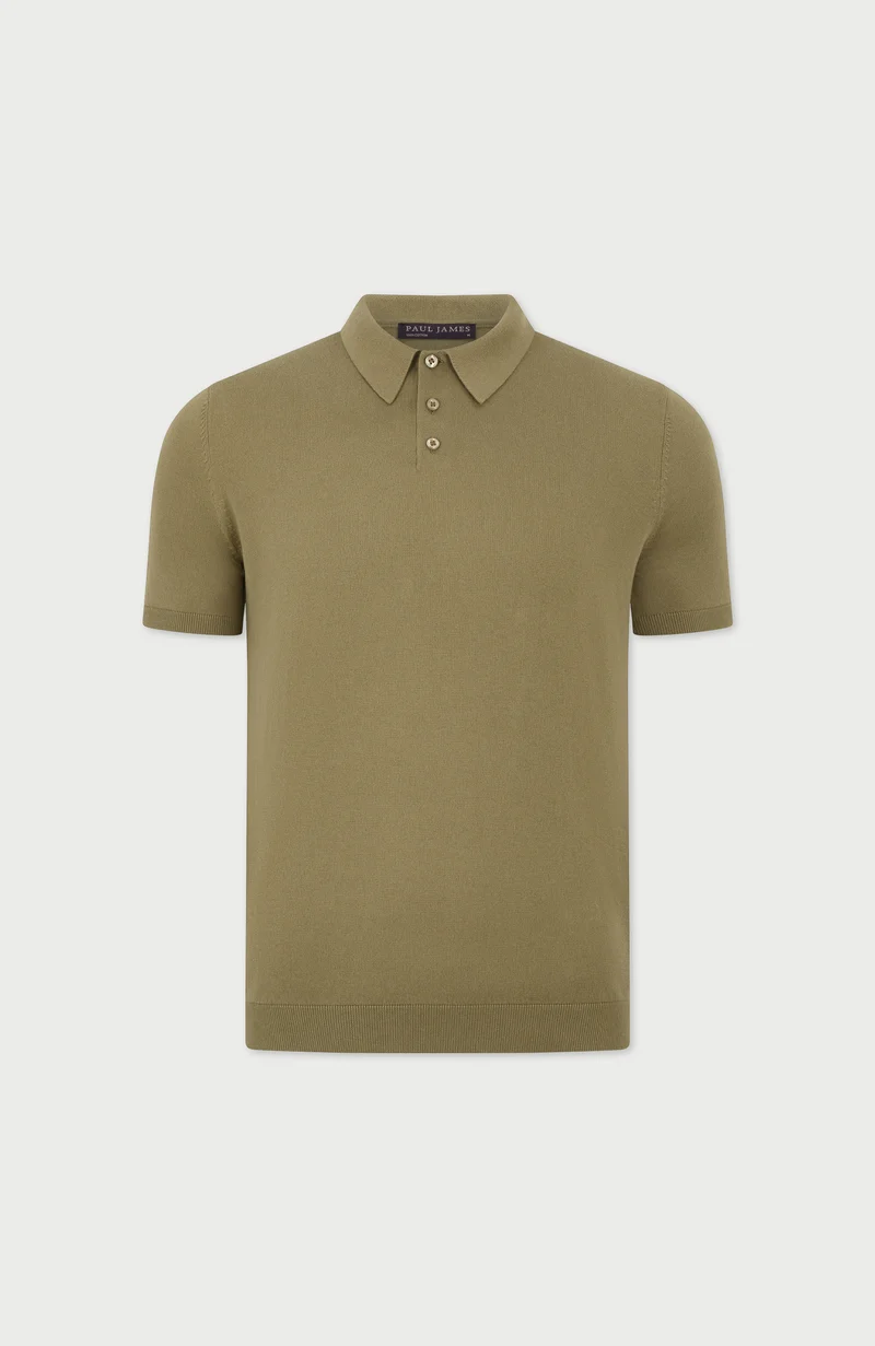 Kurzärmliges Herren-Poloshirt aus 100 % ultrafeiner Baumwolle