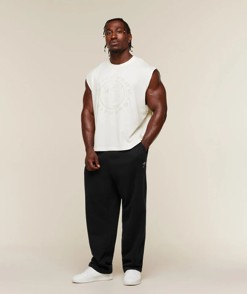 Gymshark Vintage Legacy Tank - Soft White/Wash