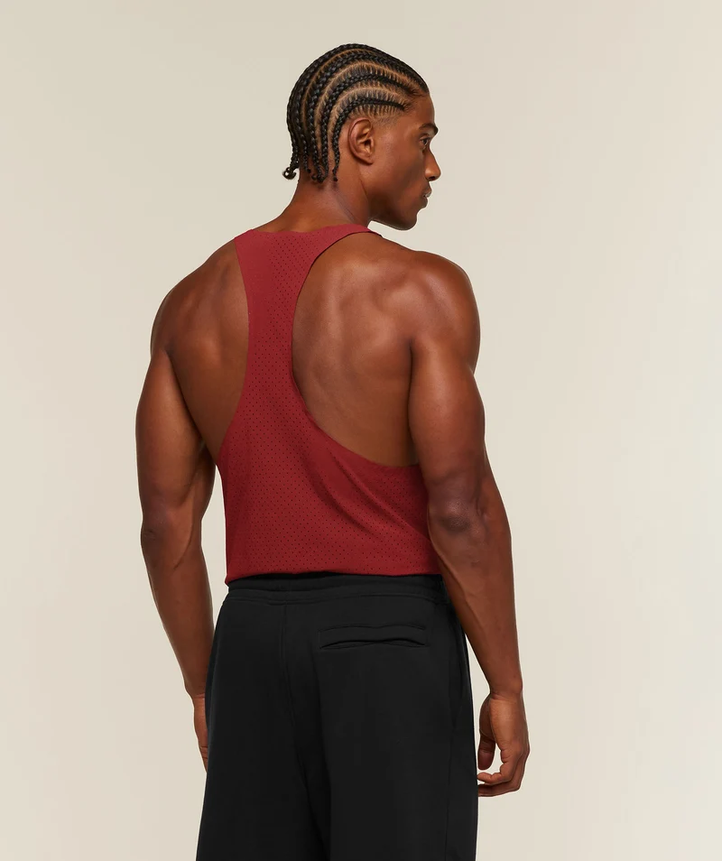 Gymshark Ultra Light Performance Tank - Sets Red