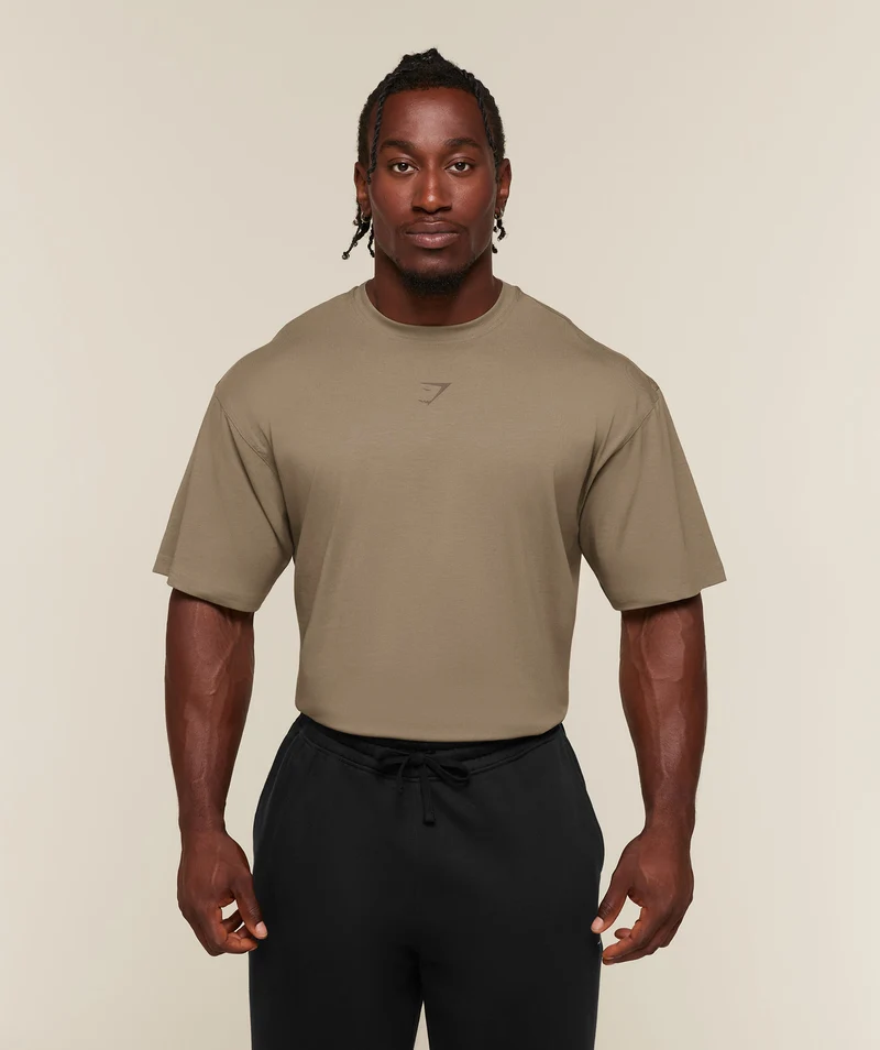 Gymshark Power T-Shirt - Lifestyle Brown