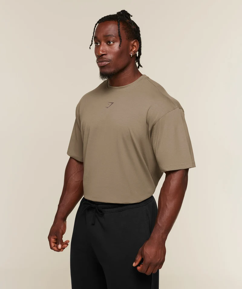 Gymshark Power T-Shirt - Lifestyle Brown
