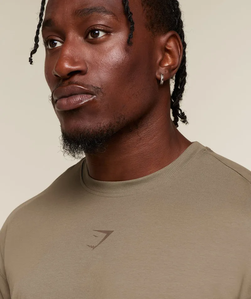 Gymshark Power T-Shirt - Lifestyle Brown