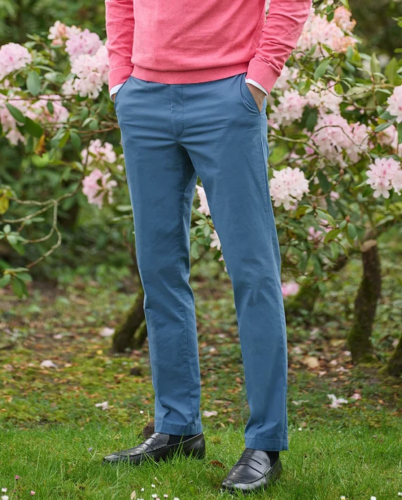 Feine Herren Chino "Mr. Jones" in blue