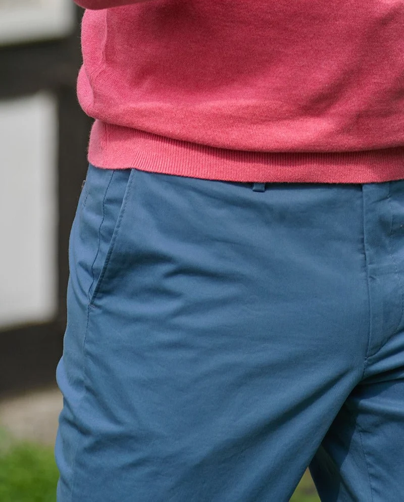 Feine Herren Chino "Mr. Jones" in blue