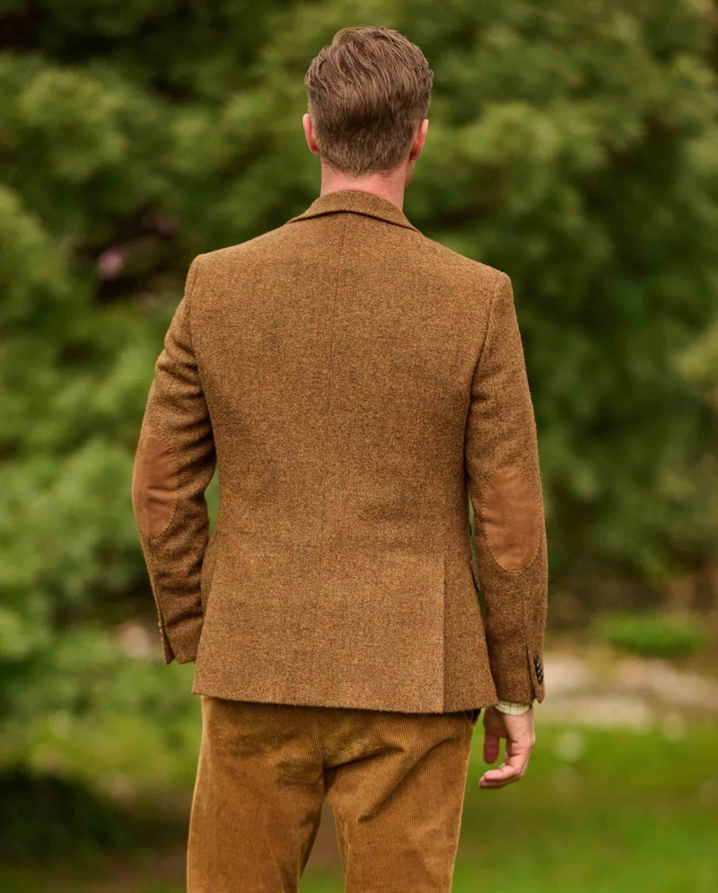 Harris Tweed Sakko "London" in multicolor rust