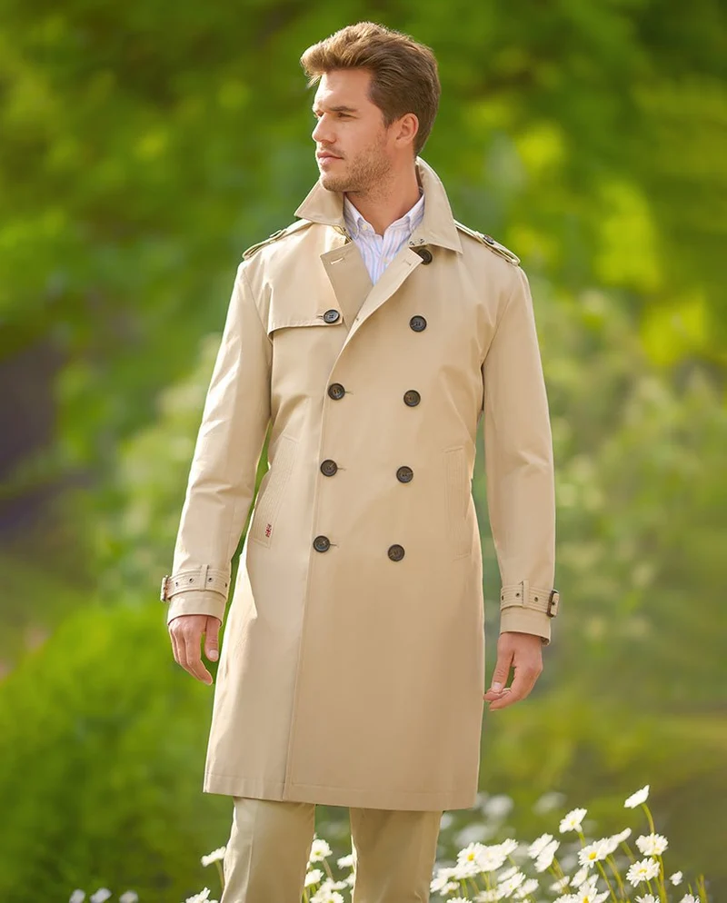 Herren Trenchcoat "Chelsea" in beige