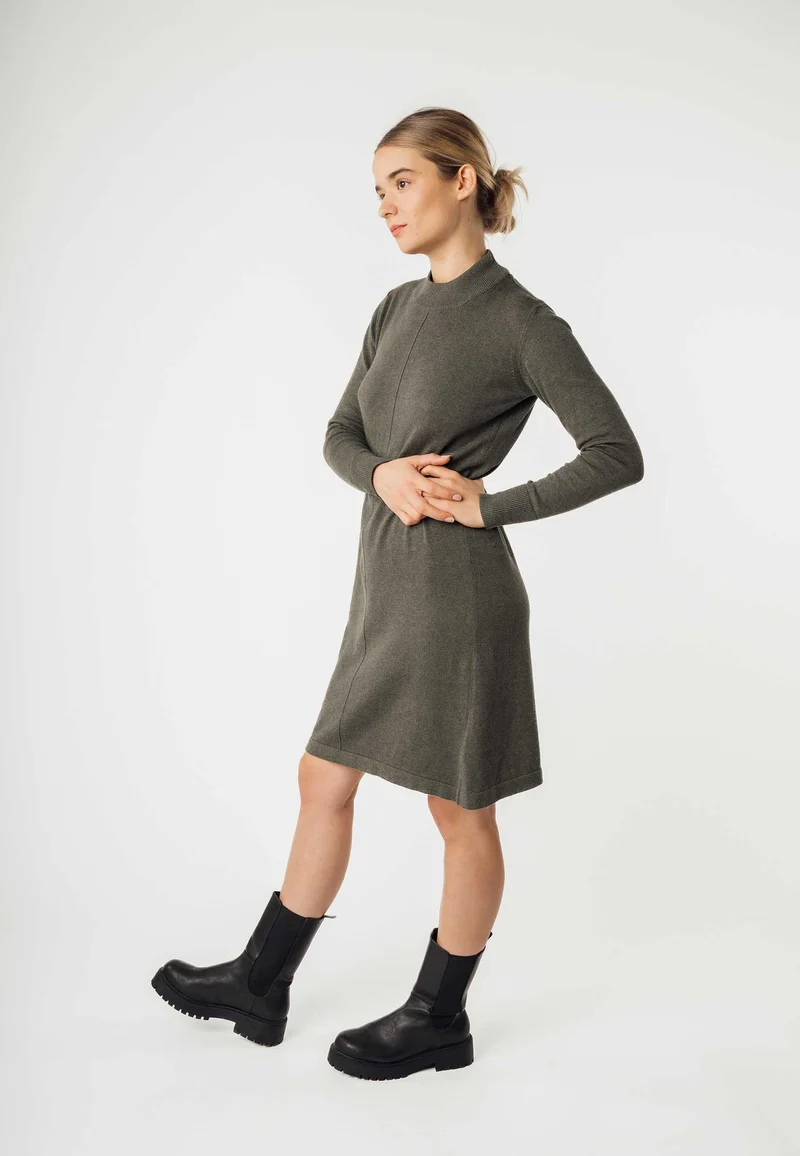 Basic Feinstrick Kleid Style HARLEEN