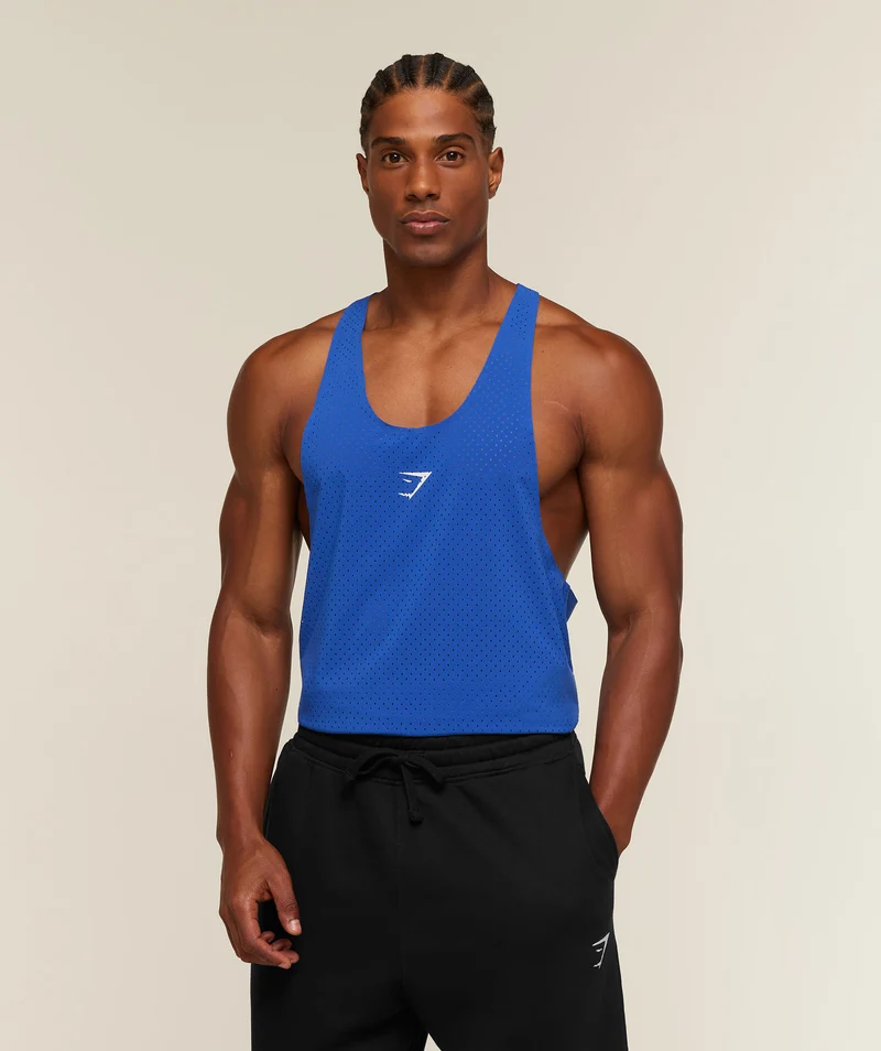 Gymshark Ultra Light Performance Tank - Race Blue