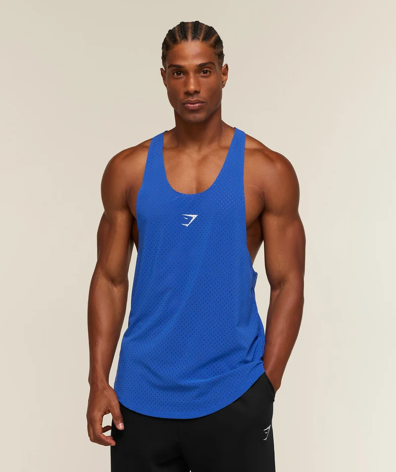 Gymshark Ultra Light Performance Tank - Race Blue