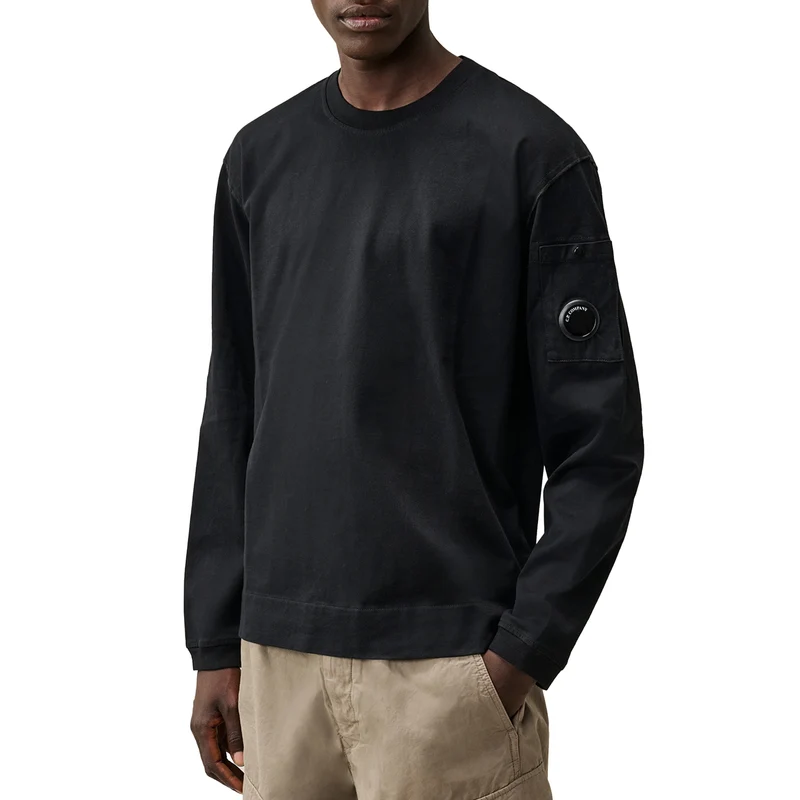 C.P. Company 30/2 Mercerized Jersey Lens Longsleeve T-Shirt