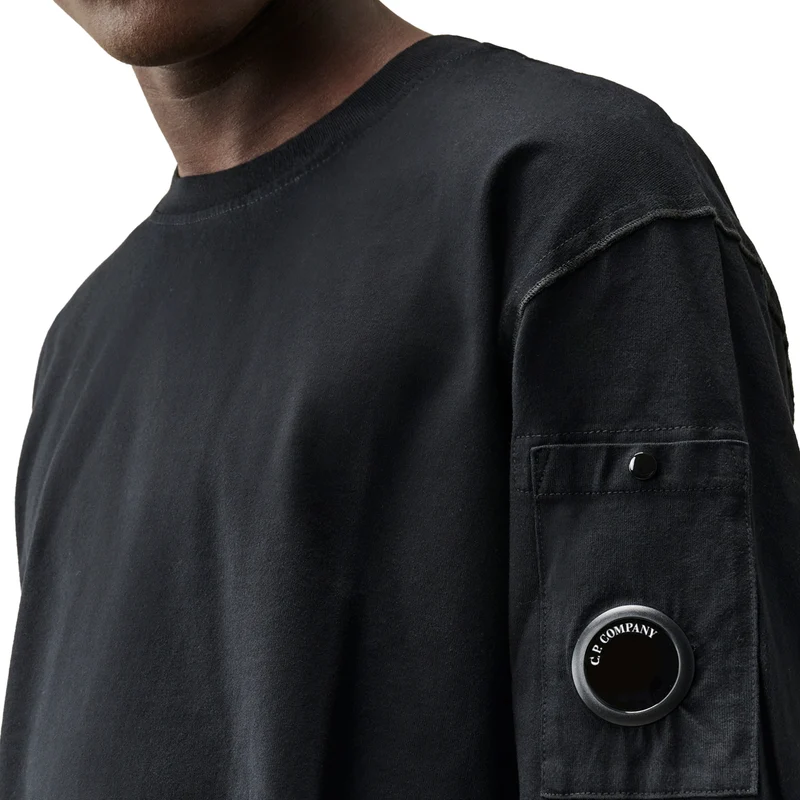 C.P. Company 30/2 Mercerized Jersey Lens Longsleeve T-Shirt
