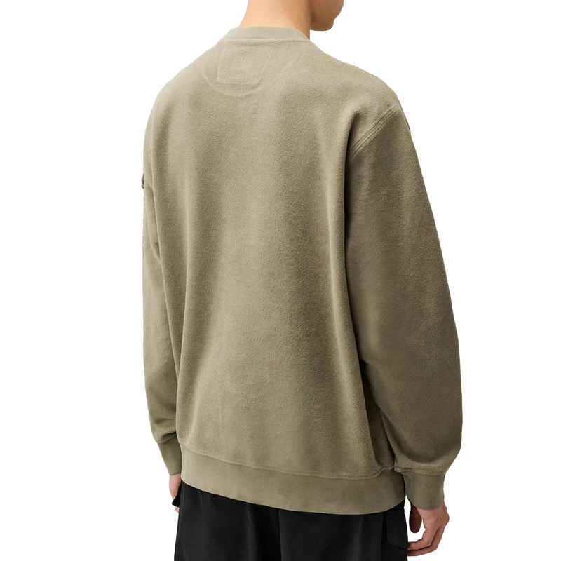 C.P. Company Brushed Emerized Diagonal Fleece Lens Sweatshirt