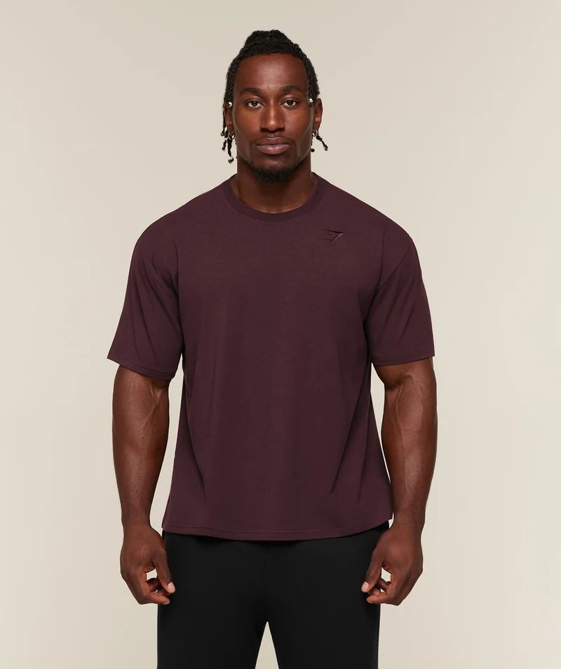 Gymshark Campus Crest T-Shirt - Cherry Purple