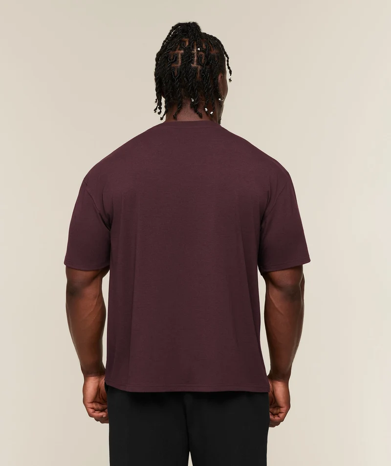 Gymshark Campus Crest T-Shirt - Cherry Purple
