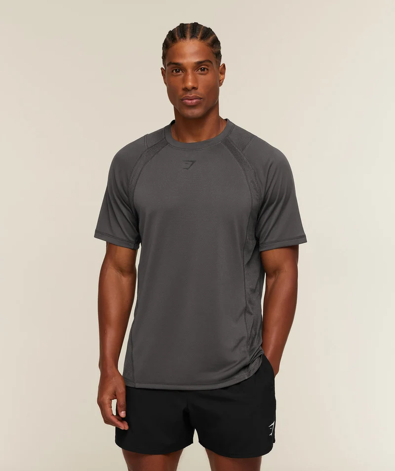 Gymshark Sport Iteration T-Shirt - Onyx Grey