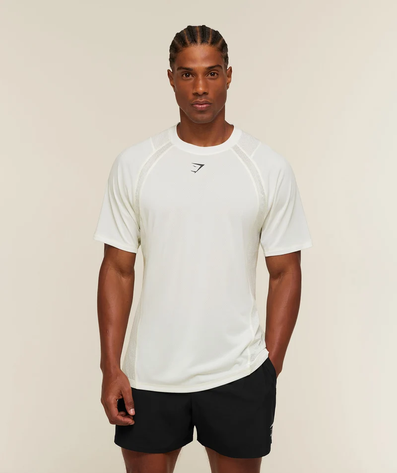 Gymshark Sport Iteration T-Shirt - Soft White