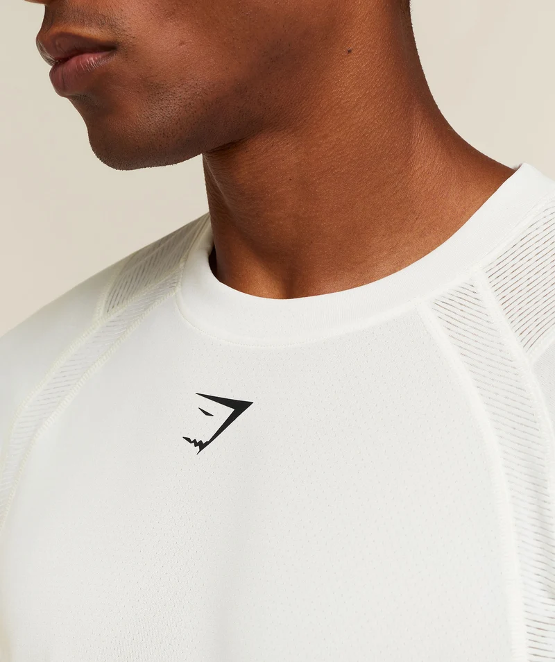 Gymshark Sport Iteration T-Shirt - Soft White