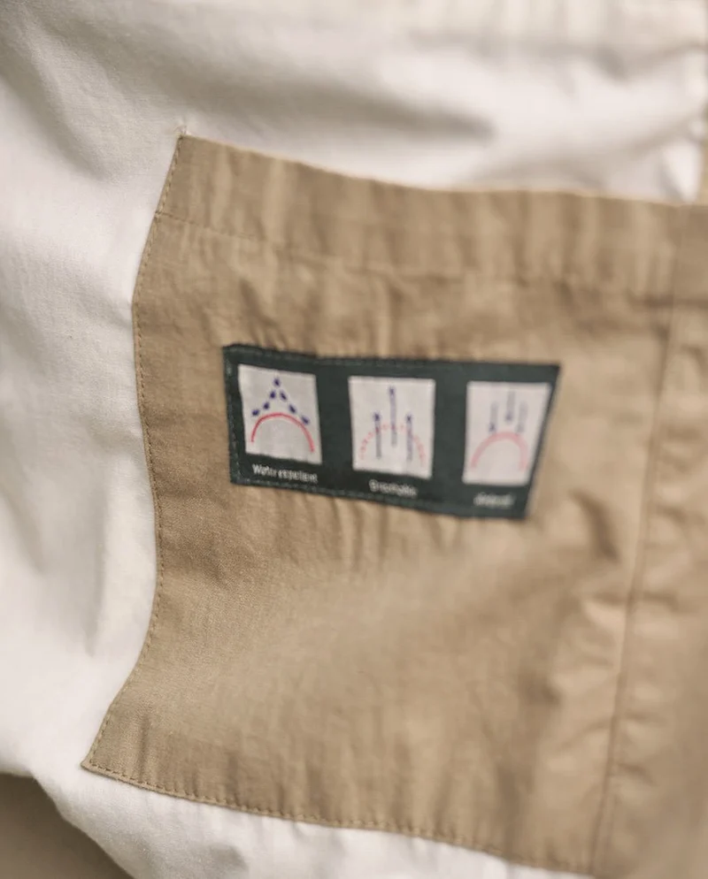 Herren Blouson "English Lumber" mit samtigen Griff in sand