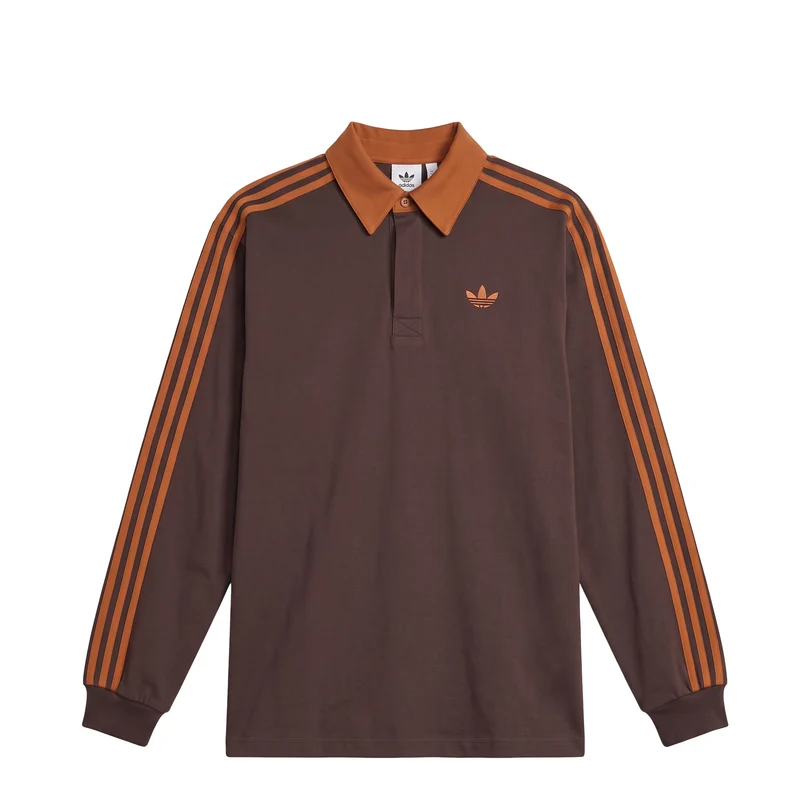 Adidas 3-Stripes Rugby Longsleeve Polo Shirt