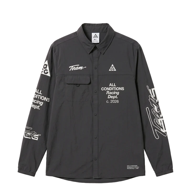 Nike ACG "Aireez" UV Protection Button-Up Long-Sleeve Graphic Top