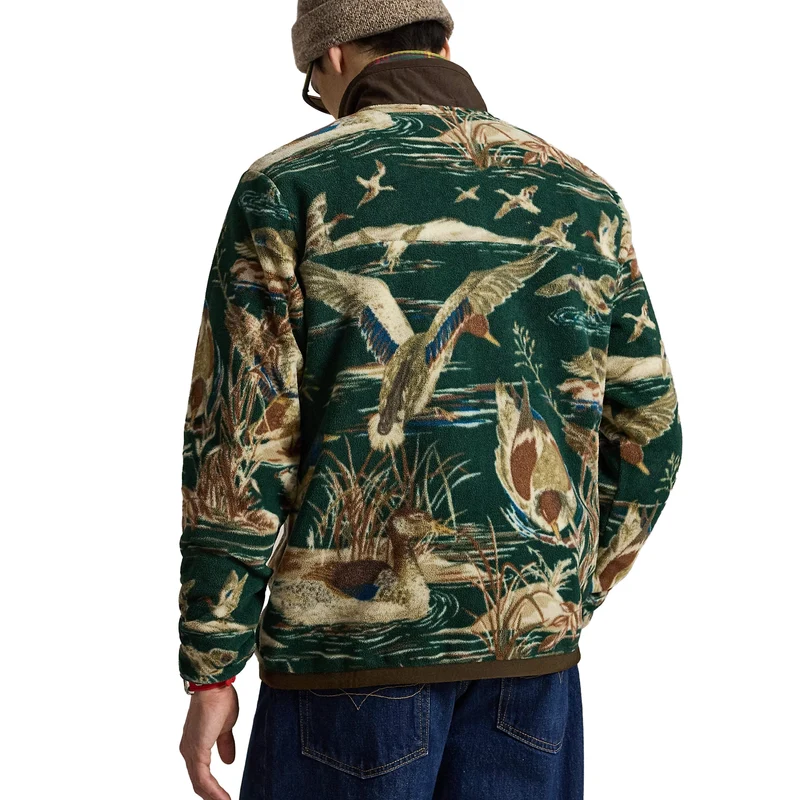 Polo Ralph Lauren Duck-Print Brushed Fleece Pullover