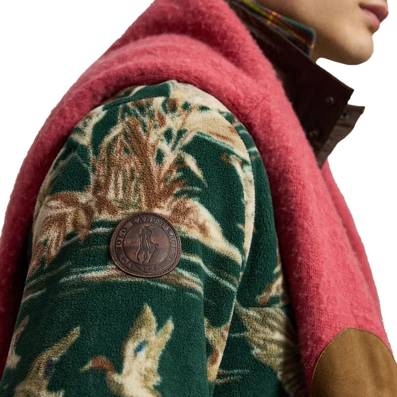 Polo Ralph Lauren Duck-Print Brushed Fleece Pullover