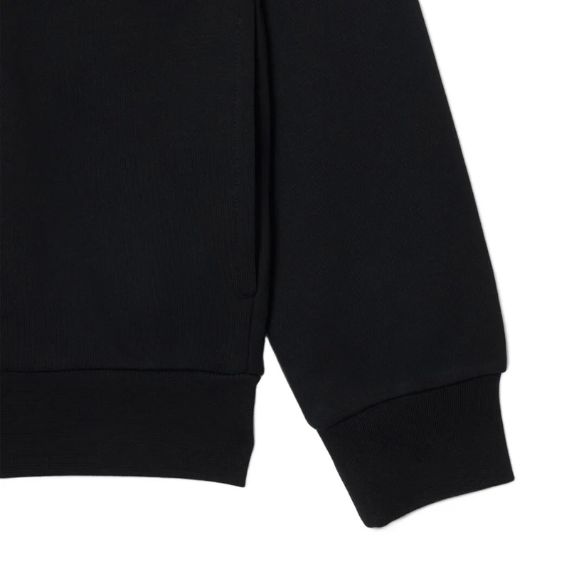 Lacoste Zipped Cotton Fleece Sweatshirt