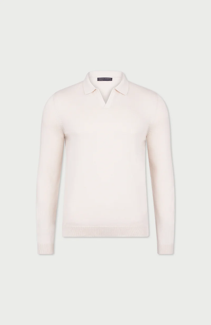 Leichtes Herren-Poloshirt aus 100 % Baumwolle ohne Knöpfe