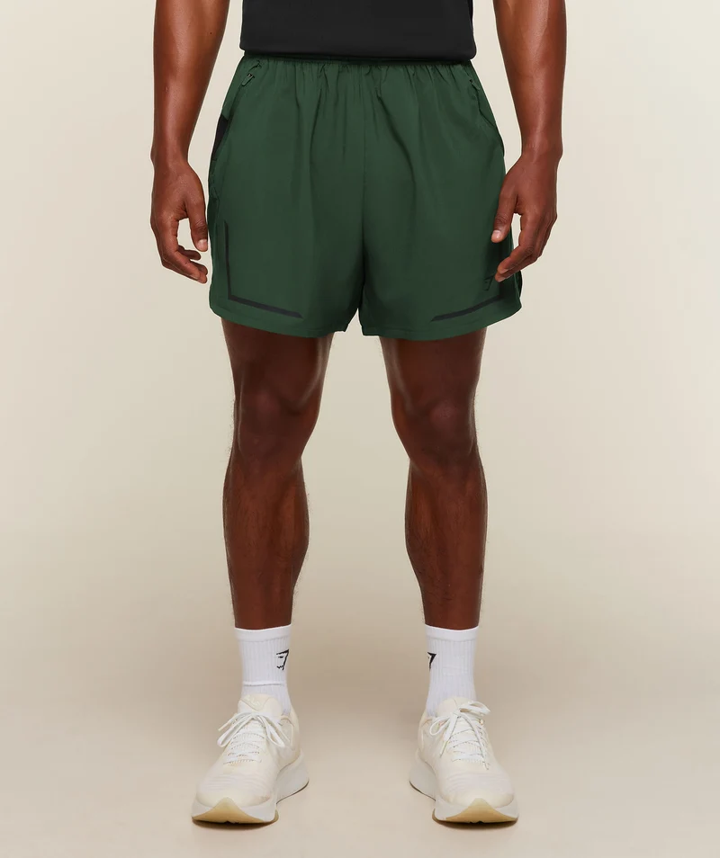 Gymshark Movement Sport 5" Shorts - Earth Green