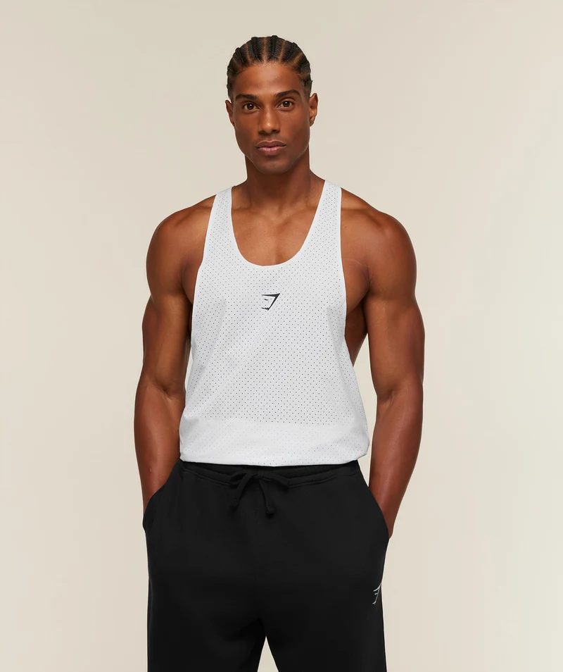 Gymshark Ultra Light Performance Tank - White