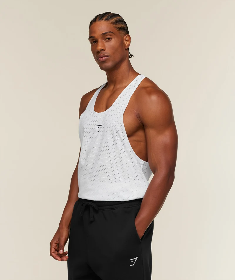 Gymshark Ultra Light Performance Tank - White