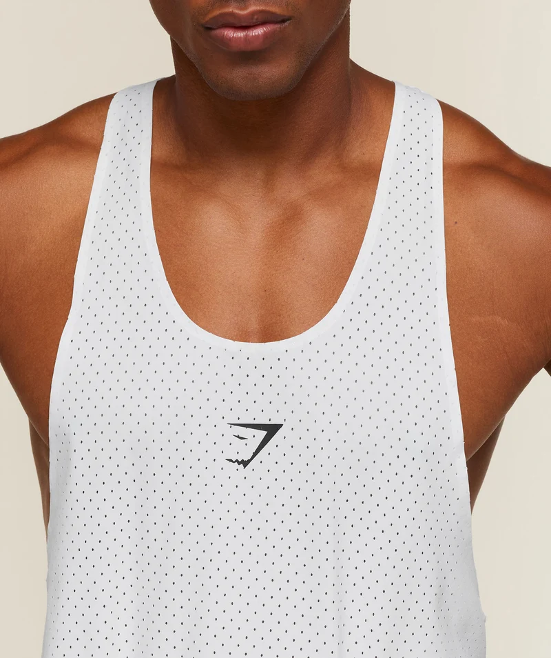 Gymshark Ultra Light Performance Tank - White