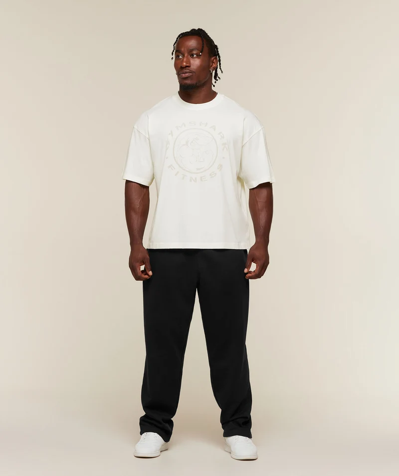 Gymshark Vintage Legacy T-Shirt - Soft White/Wash