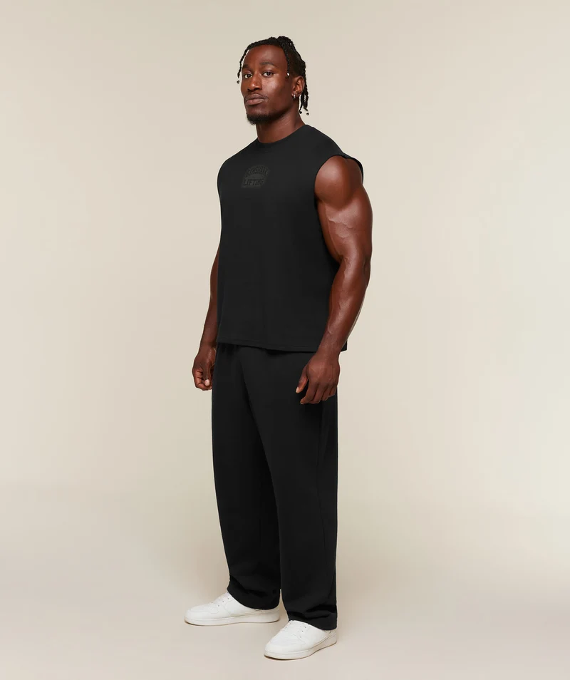 Gymshark Faded Lifting Graphic Sleeveless Top - Black