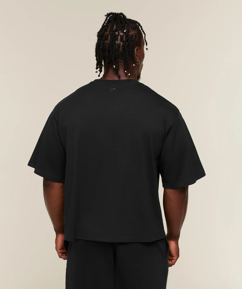 Gymshark Faded Lifting Graphic T-Shirt - Black