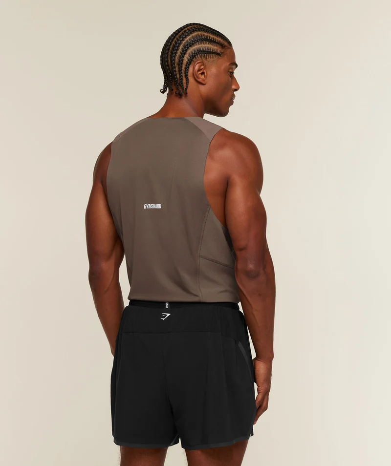 Gymshark Hybrid Tank - Soft Brown