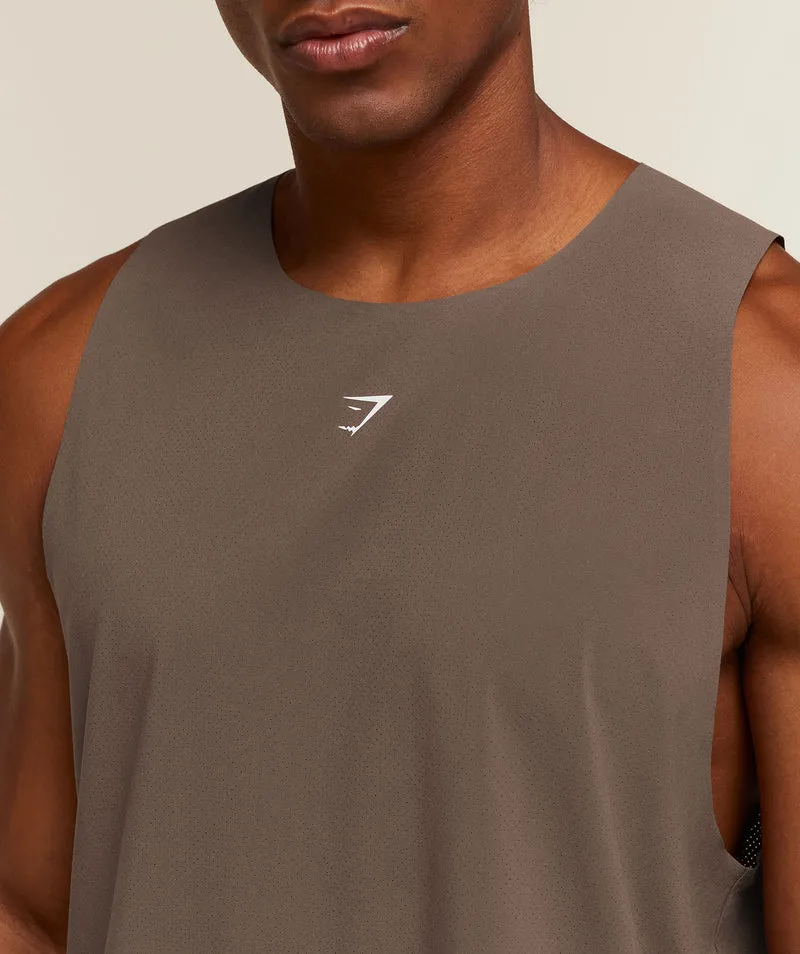 Gymshark Hybrid Tank - Soft Brown