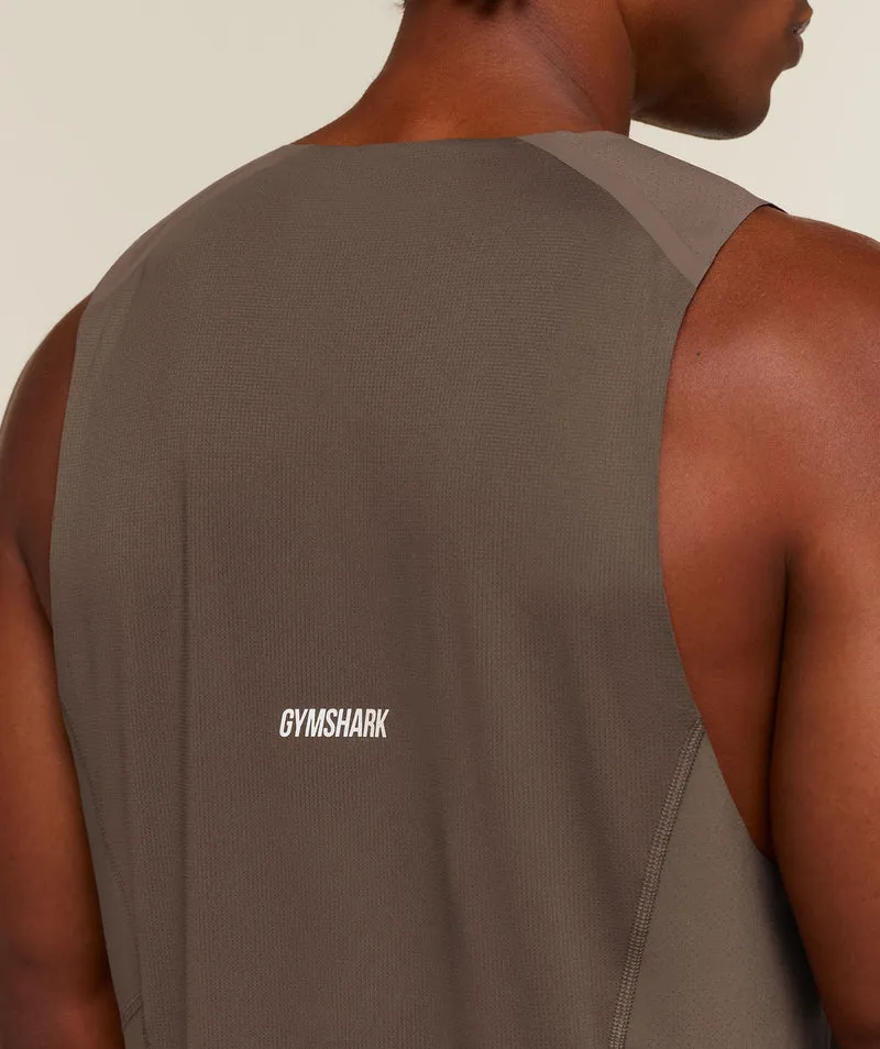 Gymshark Hybrid Tank - Soft Brown