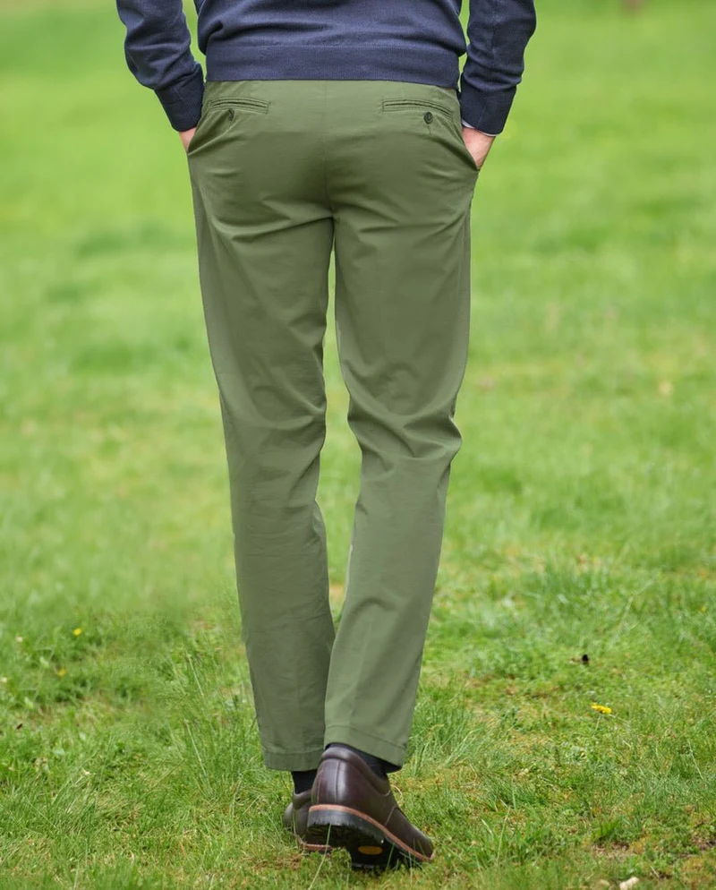 Feine Herren Chino "Mr. Jones" in oliv