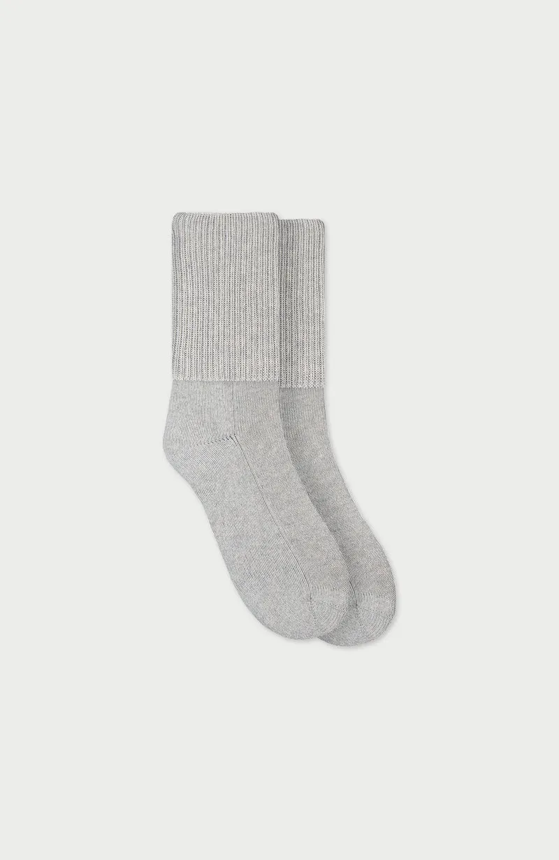 Cashmere Cushion Sole Lounge Socks