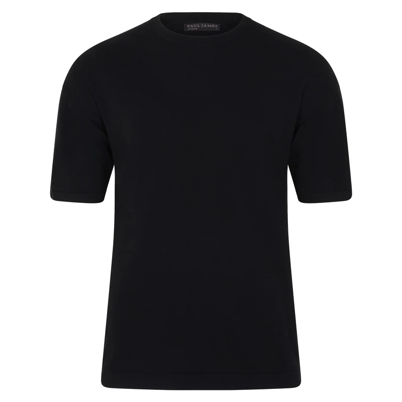 Womens Lightweight Cotton Oversized Knitted T-Shirt