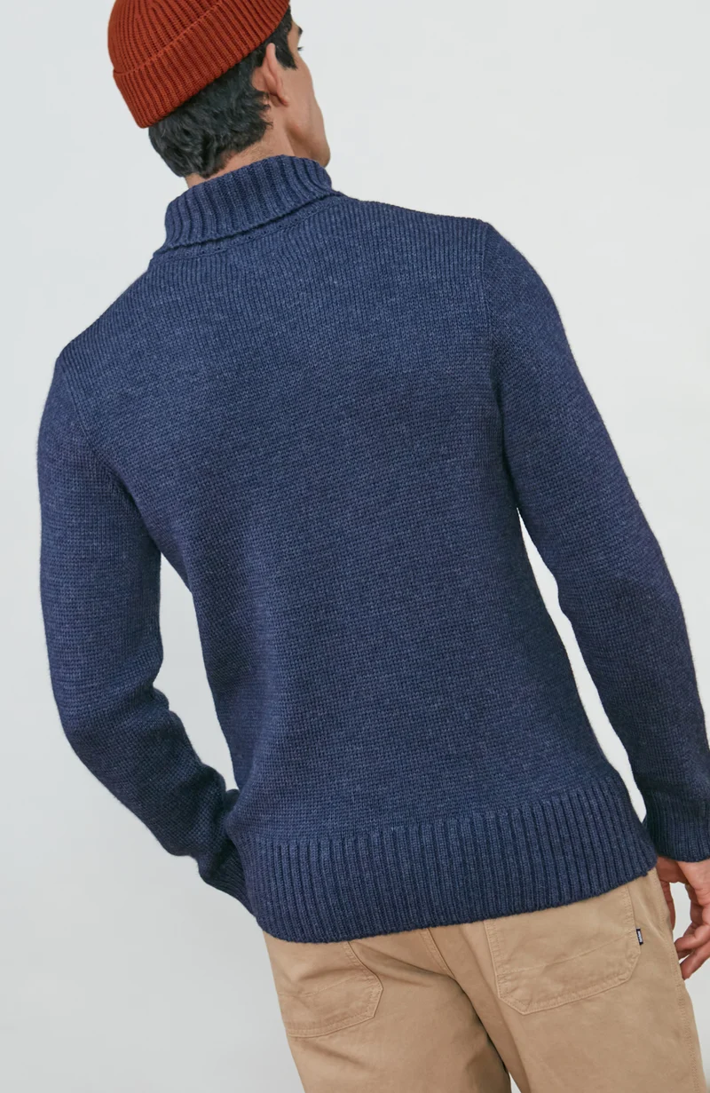 Der taillierte Submariner – Rollkragenpullover aus Merinowolle