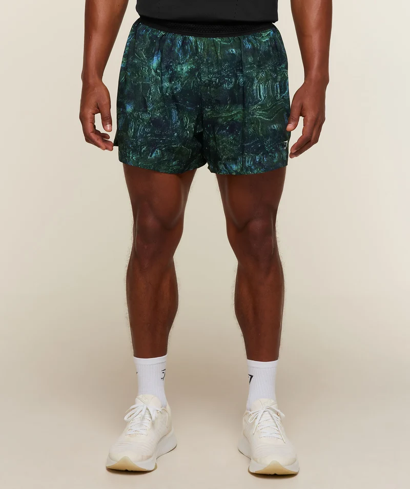 Gymshark Running 5" Shorts - Pace Green