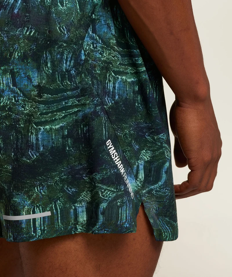 Gymshark Running 5" Shorts - Pace Green