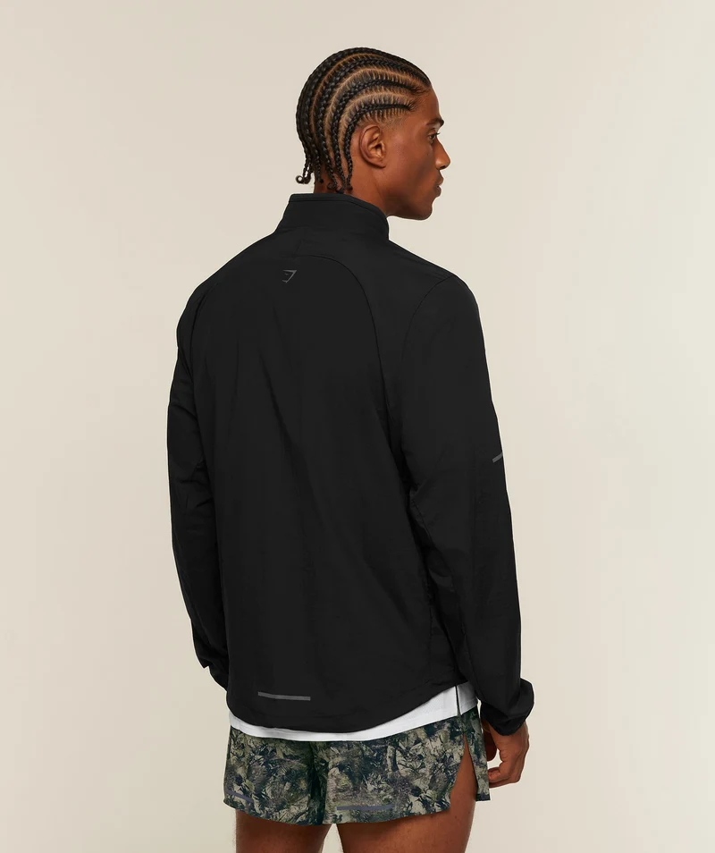 Gymshark Running Windbreaker - Black