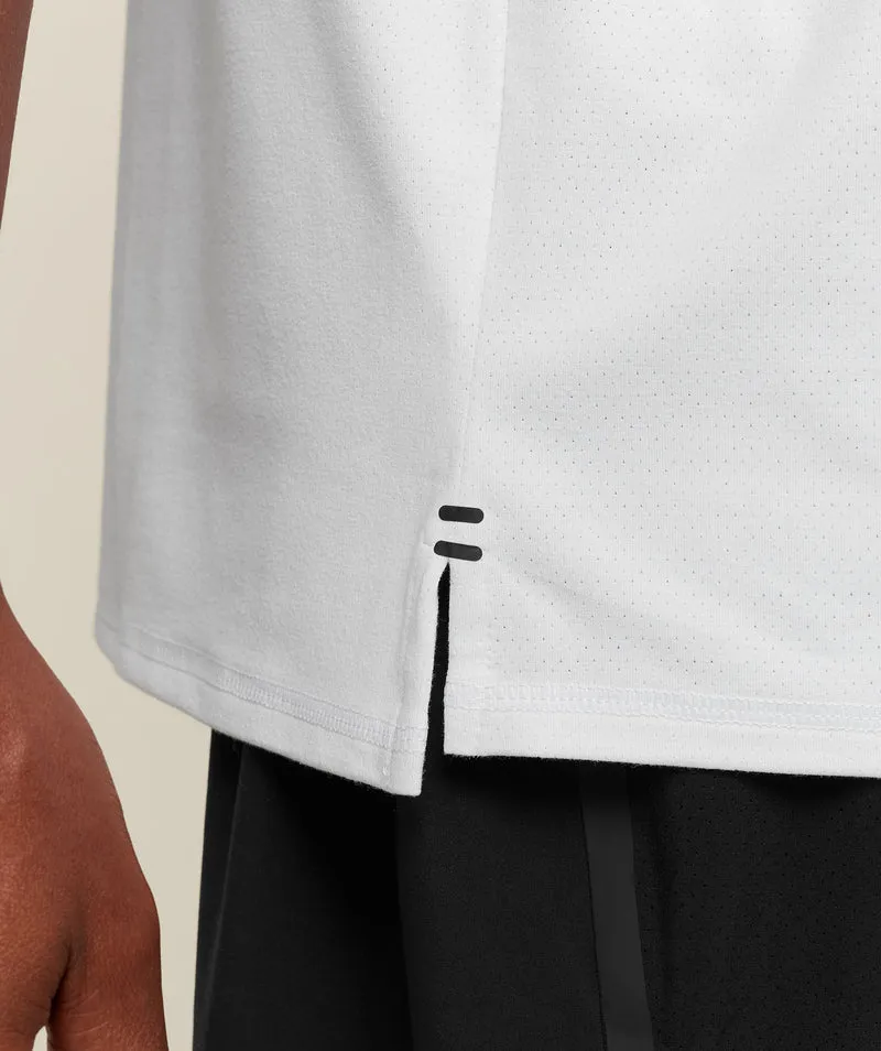 Gymshark Hybrid Race Tank - White