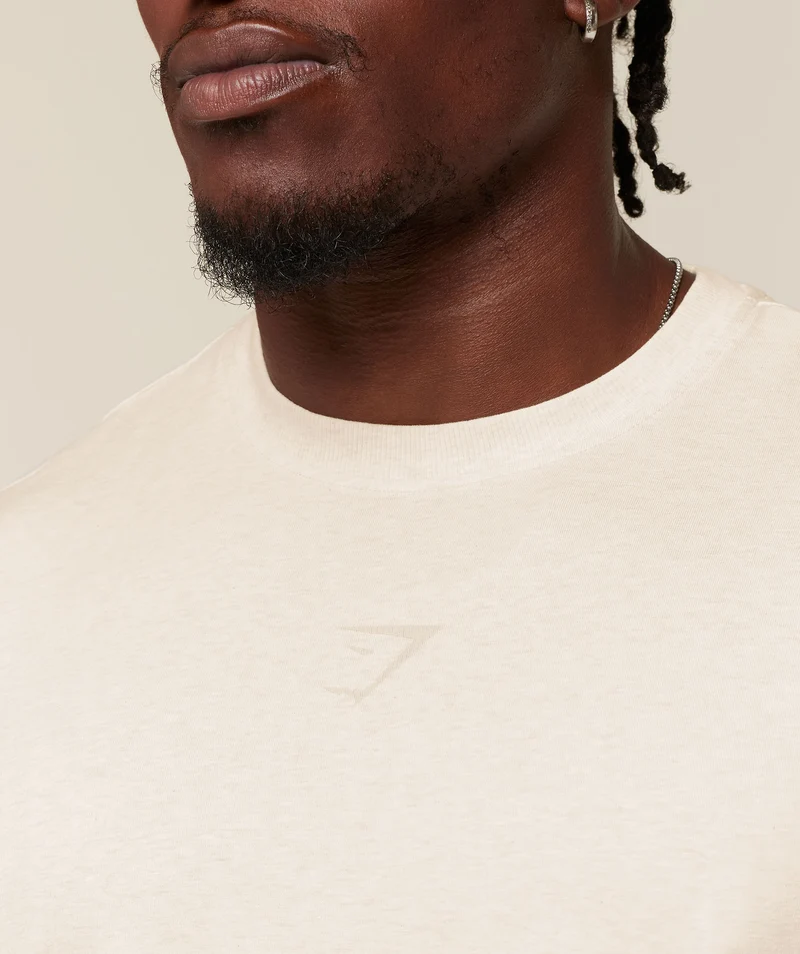 Gymshark Power T-Shirt - Bros Chalk Marl