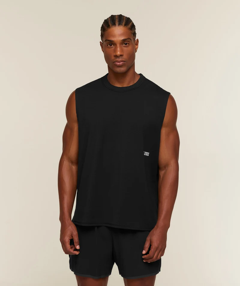 Gymshark Hybrid Race Tank - Black