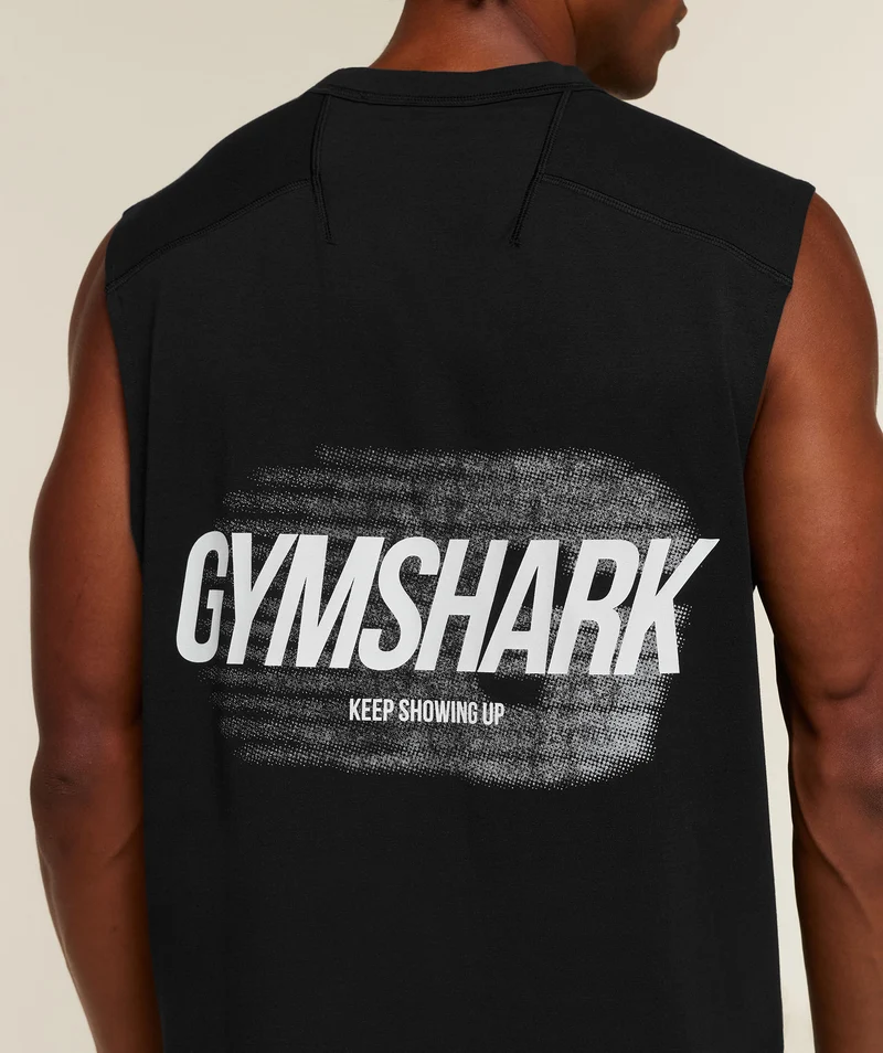 Gymshark Hybrid Race Tank - Black